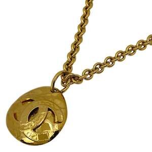 Chanel Cc Logo Chain Pendant Necklace #250065C12B